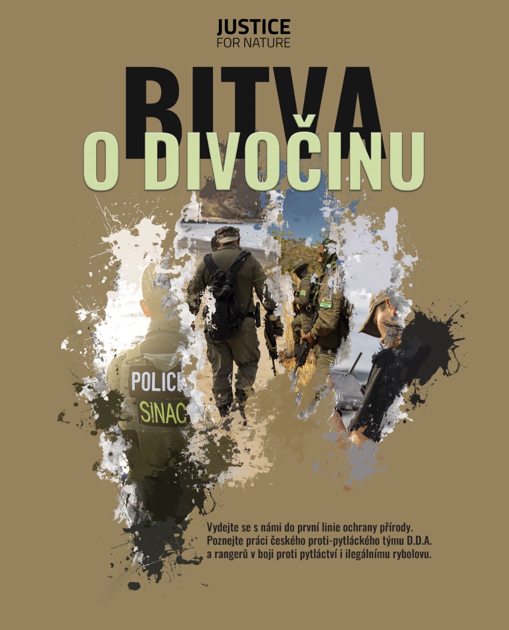 Plakát besedy Bitva o divočinu – Kostarika